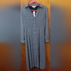 NWT Michael Kors Midi Shirtdress Size Small